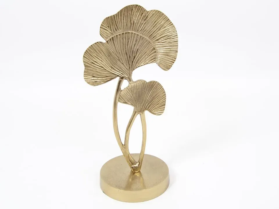 CHAMPAGNE déco feuilles 40cm