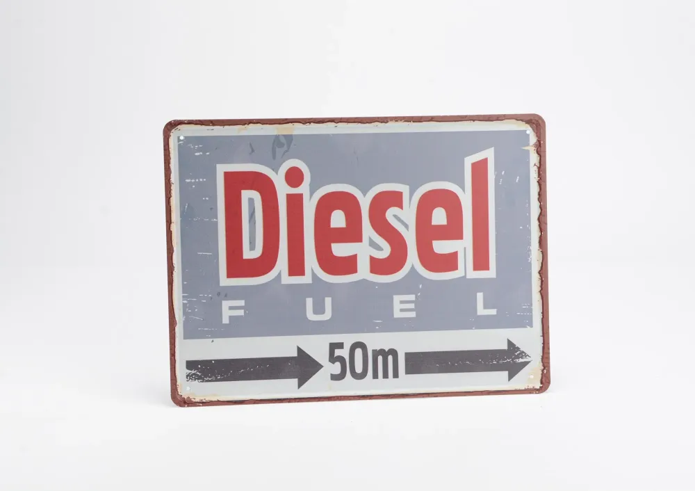 Plaque Métal DIESEL